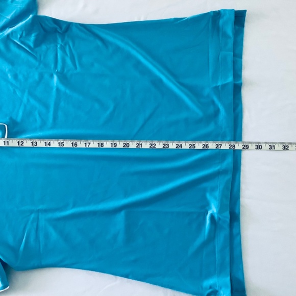 Peter Millar, Women’s Quarter Zip, Size Large, Blue with White Piping - Picture 3 of 8